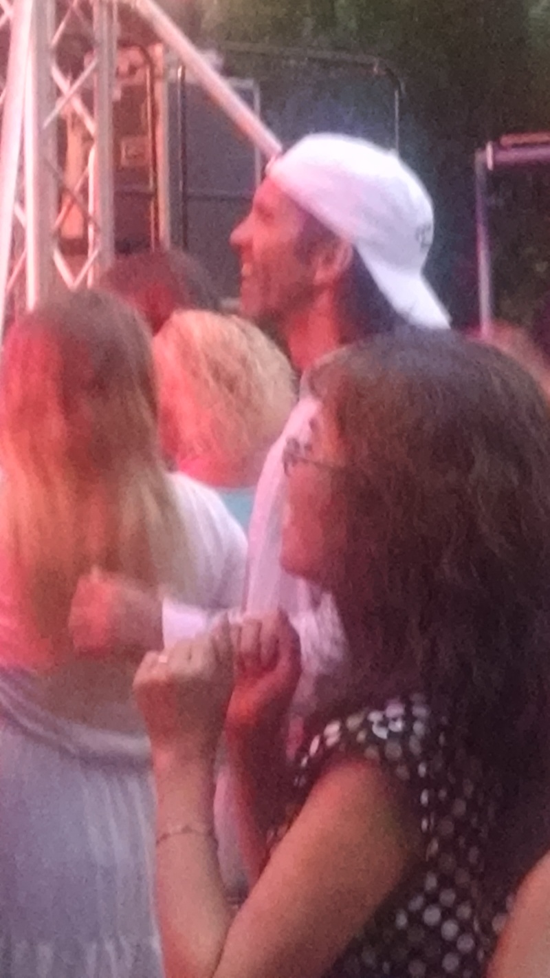 And he enjoyed watching Chubby Checkers who is 73 and still going.