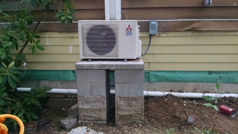 So here is the finished, raised box, still attached successfully and functionally to the house.