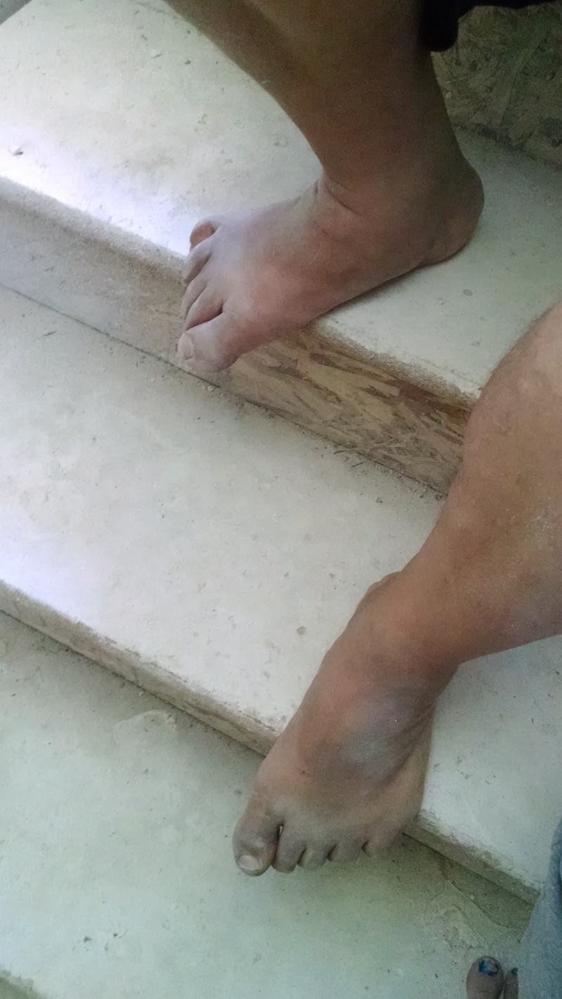 Don's feet sure got dusty.