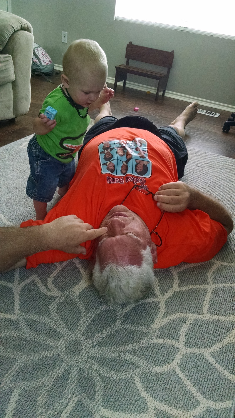 Look Grandpa, no hands.