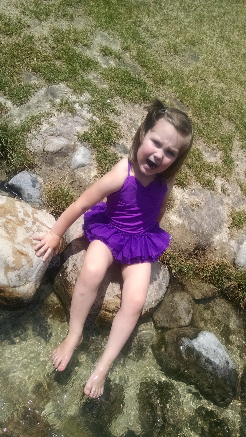 Emily thinks the water is cold.