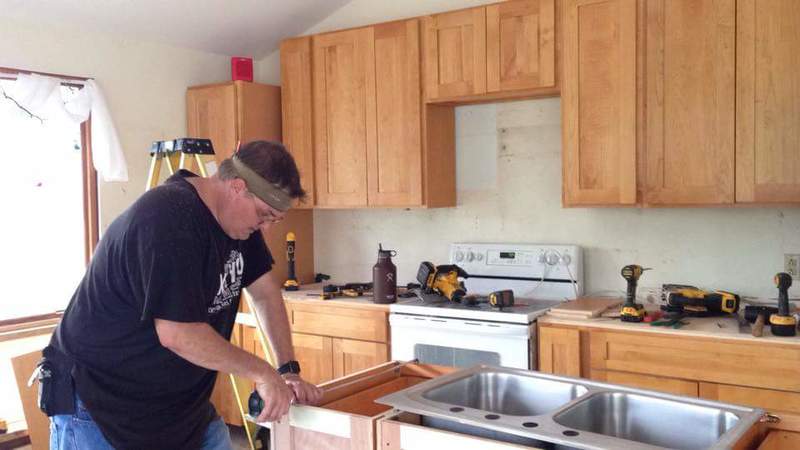 Laie kitchen progress.