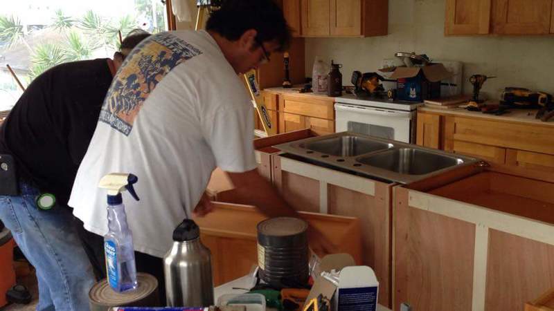 Laie kitchen progress.