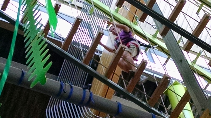 Catherine in the Rainforest.