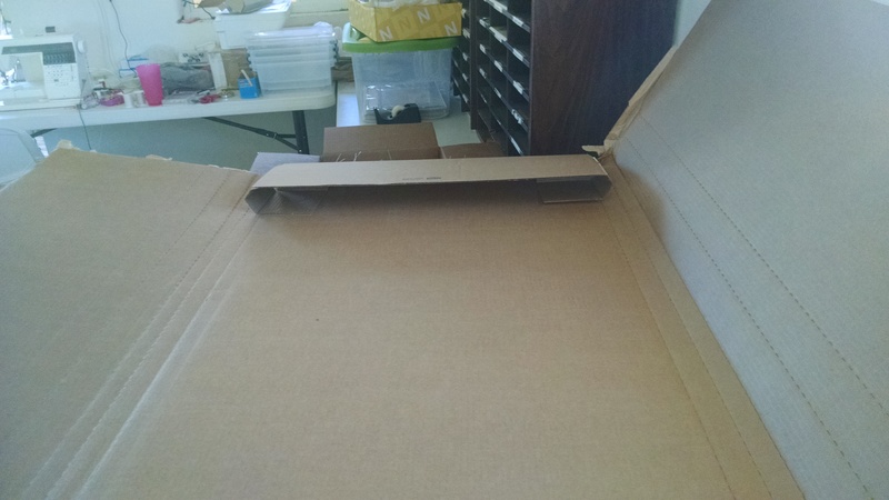 Canvas Packing being opened.