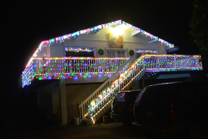 On Black Friday we did our traditional Christmas House Lighting. :-)