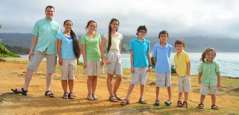 Joseph and Akiko Family, 2015-12-11, Laie Point, Laie, HI