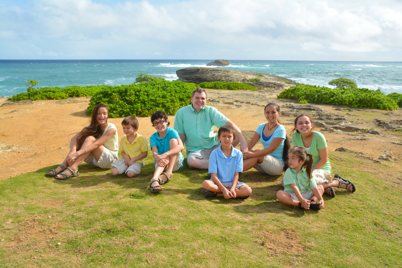 Joseph and Akiko Family, 2015-12-11, Laie Point, Laie, HI