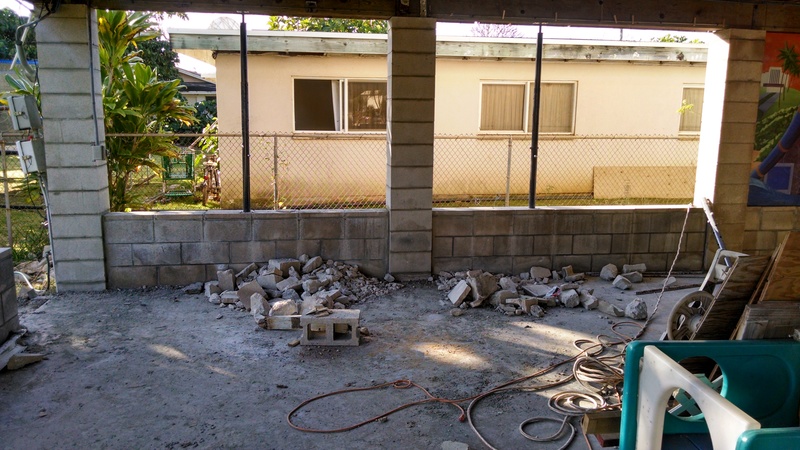 Small amounts of rubble remain, much as when children fail to clean their rooms, or when Don fails to clean his office.