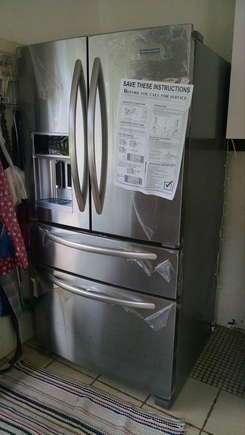 We went without a big fridge for almost a week. Fortunately we had three small ones.