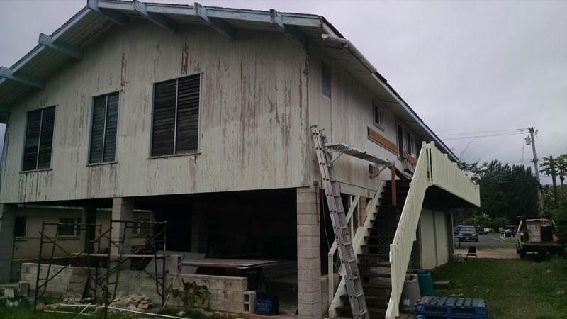 Some progress on the North wall. It got better scaffolding later in the week.