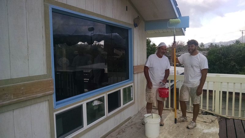 Our great father and son team of painters are ready to go again.