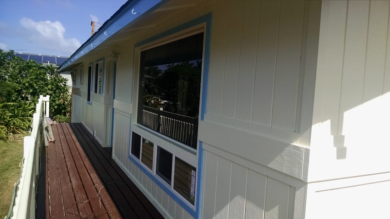 North side is mostly done. The painters will be gone a week to let Carl get ahead.