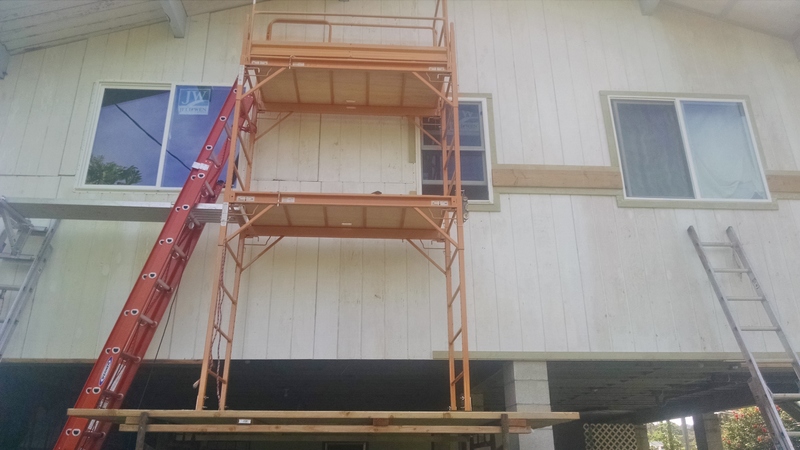 High Rise scaffolding.