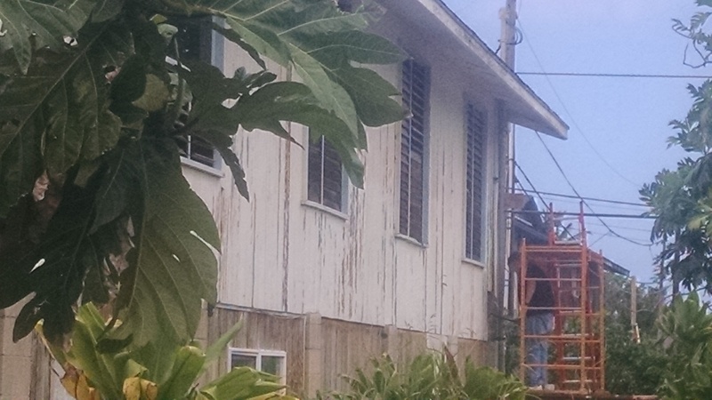 Getting ready to do the South Side of the house.