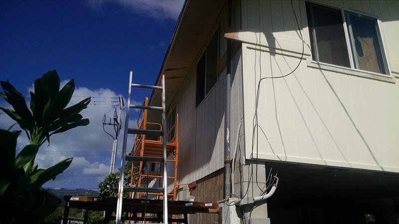 Looking at the corner of the South East side.