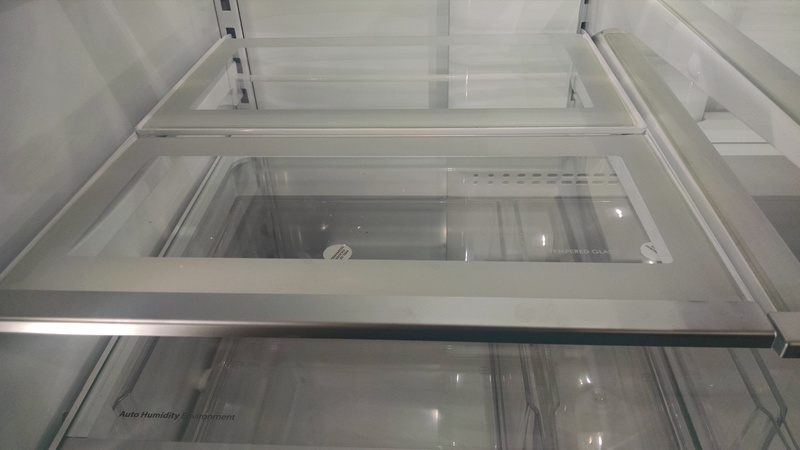 On the left are two shelves that are really great.