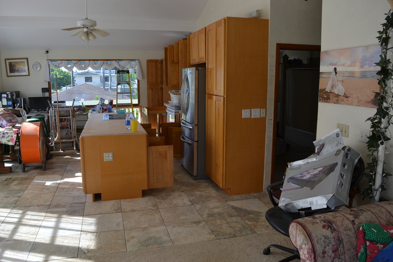 Kitchen looking north