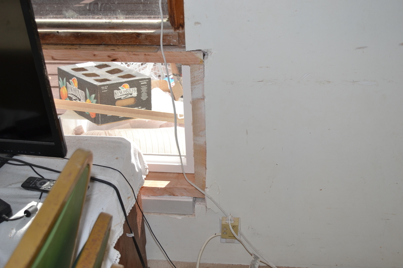 Living room window west wall north half