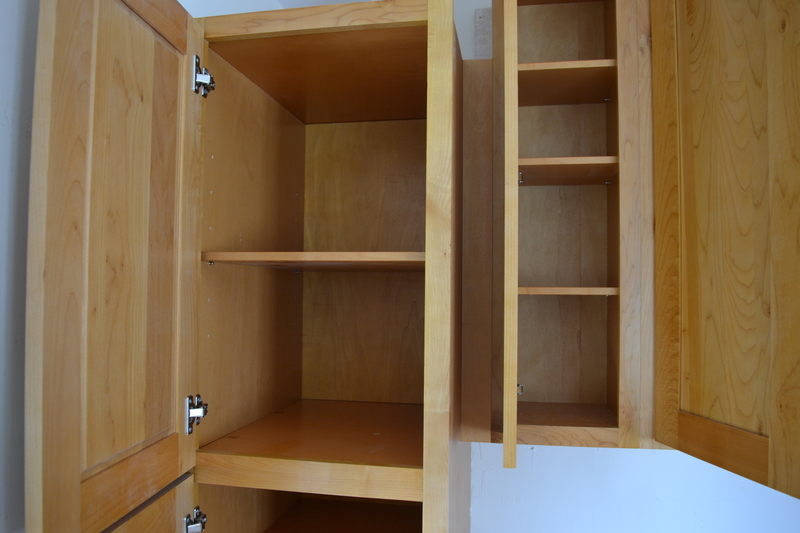 Kitchen main cabinets north end high