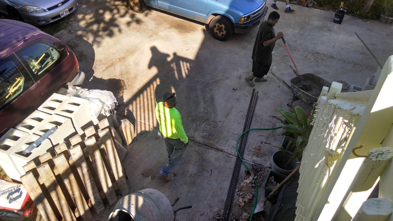 The pillar workers have arrived.