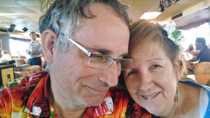 Jim and Cindy, celebrating their wedding anniversary soon.