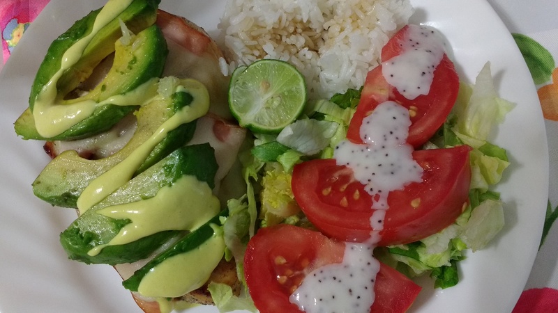 My plate for dinner. Elder Falatea made the rice and I just handed him the cooker pot and pointed to the bag of rice. :-) That was great!