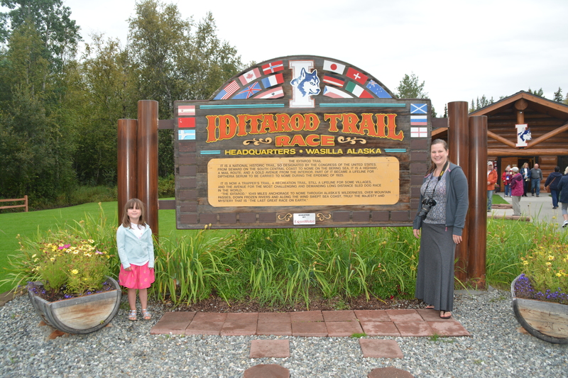 Obligatory picture in front of the museum sign: Iditarod Trail Race Headquarters, Wasilla Alaska