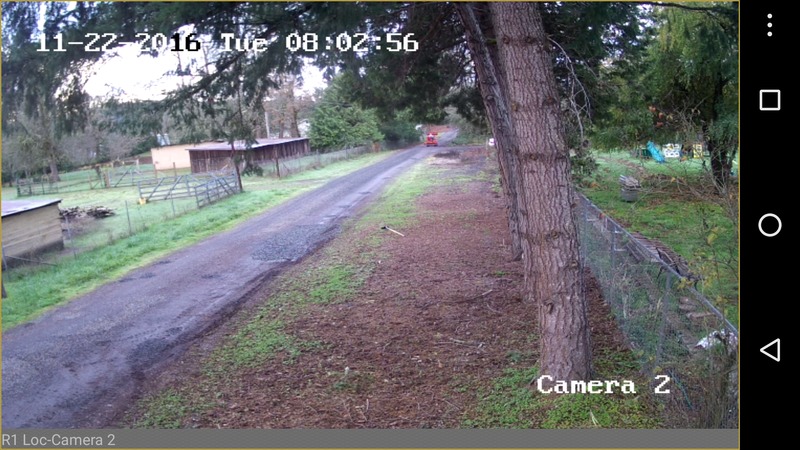 Filling chuckholes. That is about where our property ends. He went all the way to the hwy filling holes.