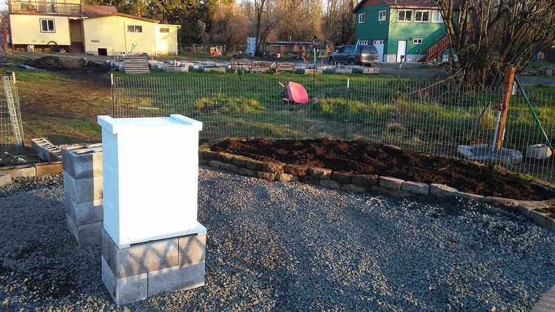 He bought more supplies for the bees and wild bees.