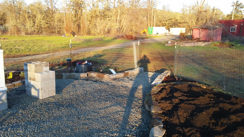 Here is where the gate will be.