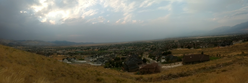 The view from the top of where we walked.