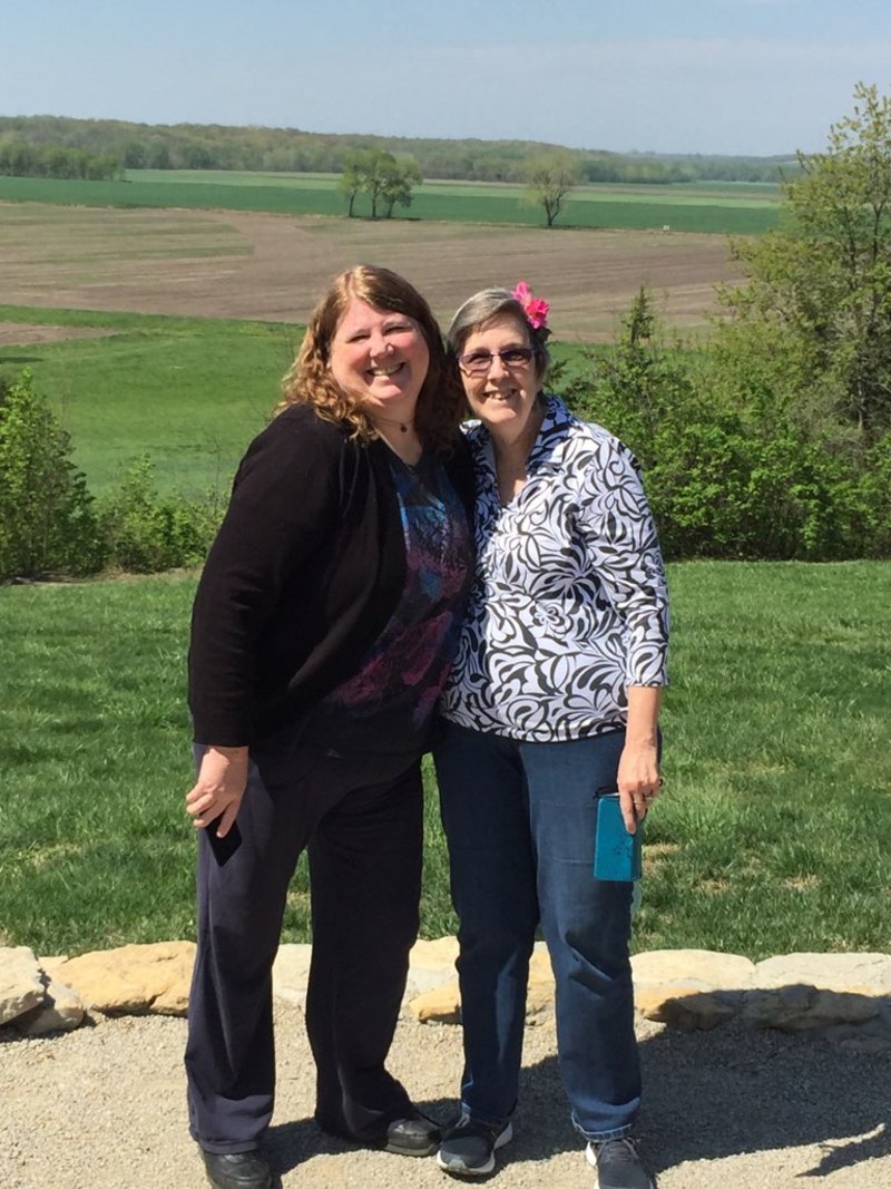 Lois and Cindy at Adam-ondi-Ahman