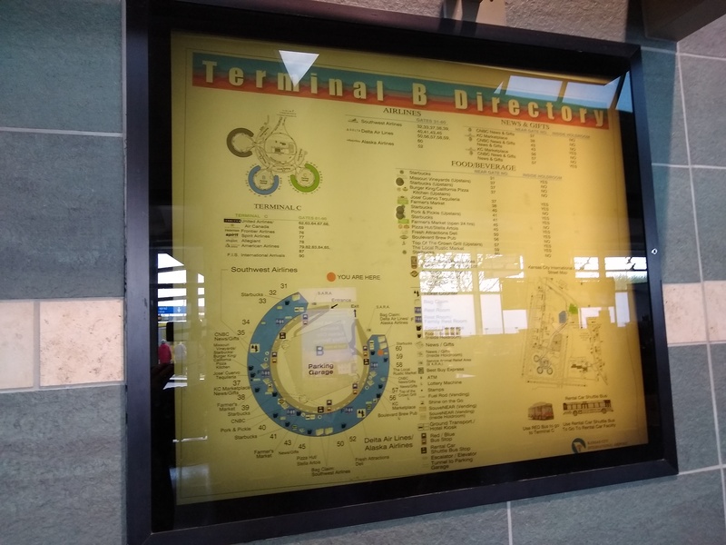 Lois took a picture of the MCI terminal map.