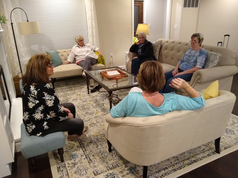 Living Room Terri, Connie, Vicky, Sally, Cindy.