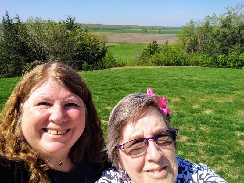 Lois and Cindy at Adam-ondi-Ahman