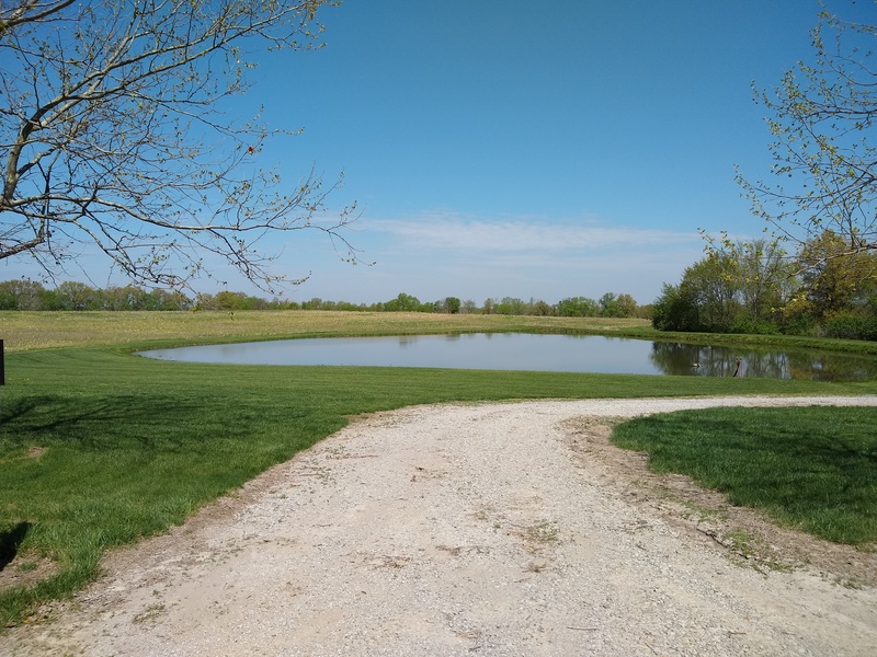 Retaining pond at Adam-ondi-Ahman