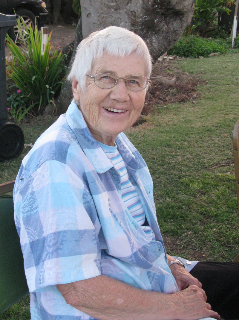 Doris, 90, the inspiration for the walk.