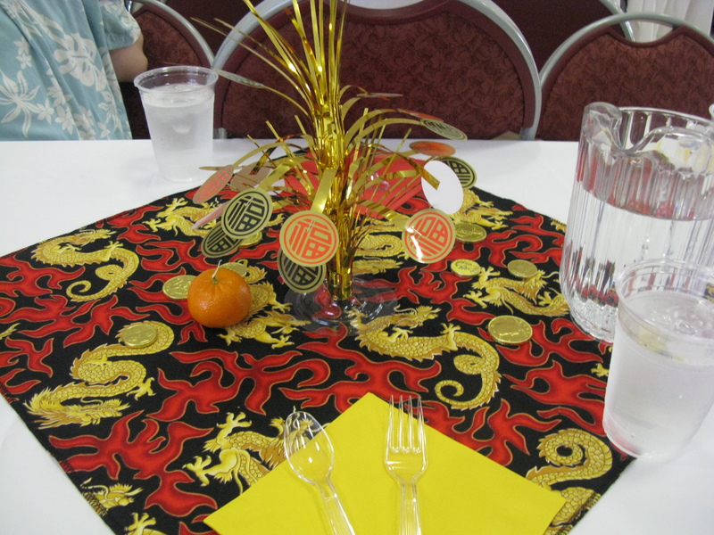 Table Decorations were done by Valarie Sudlow.