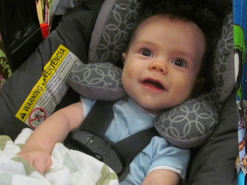There are several cute babies at our luncheons. :-)