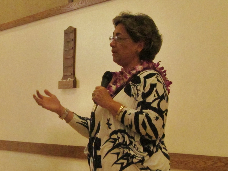 Guest Speaker - Mervlyn Kitashima, President of the Hawaii Association of American Mothers Inc.