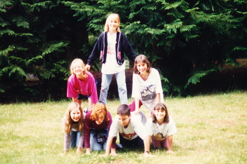 Cousins at Colton Family Reunion, Silver Falls State Park, Oregon 199_. Stacia, +++