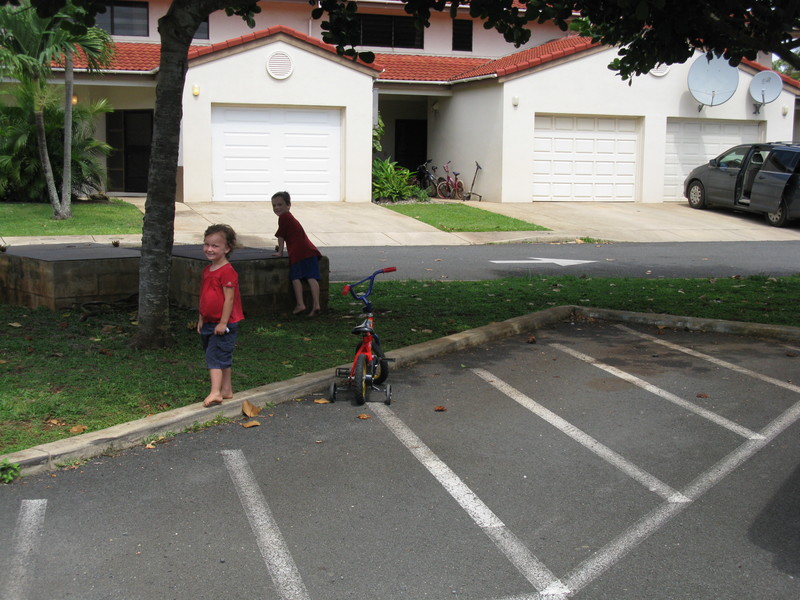 Some local urchins. The girl is a Scott 1A, my ward.