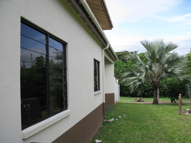 Side of the house (NW side.)