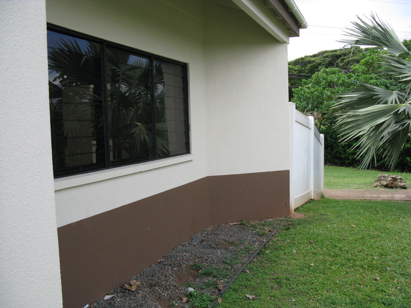 Dining room window, between the kitchen and the backyard.