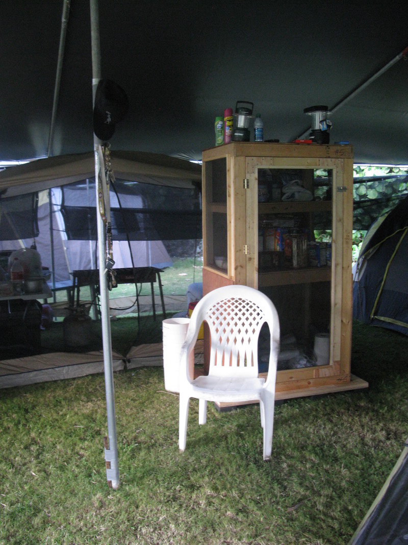 Every campsite needs it's own pantry.