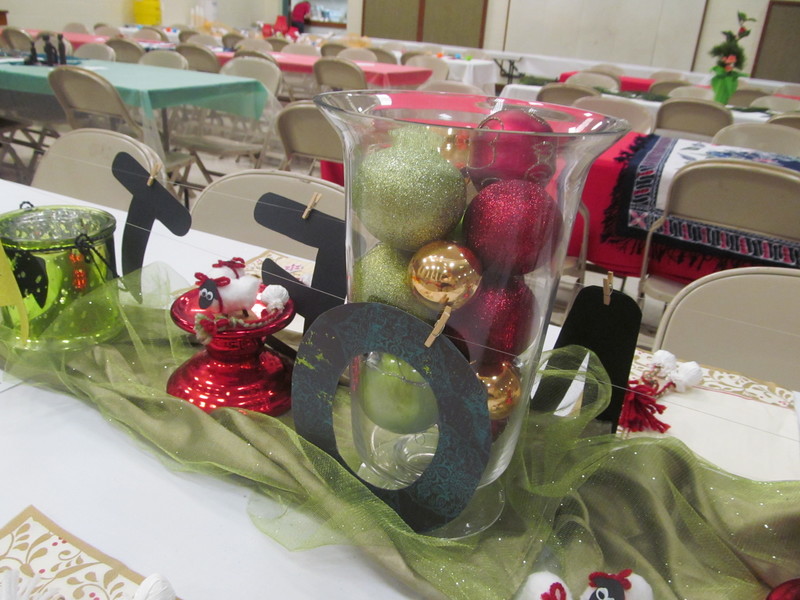 The decorations were from different countries.