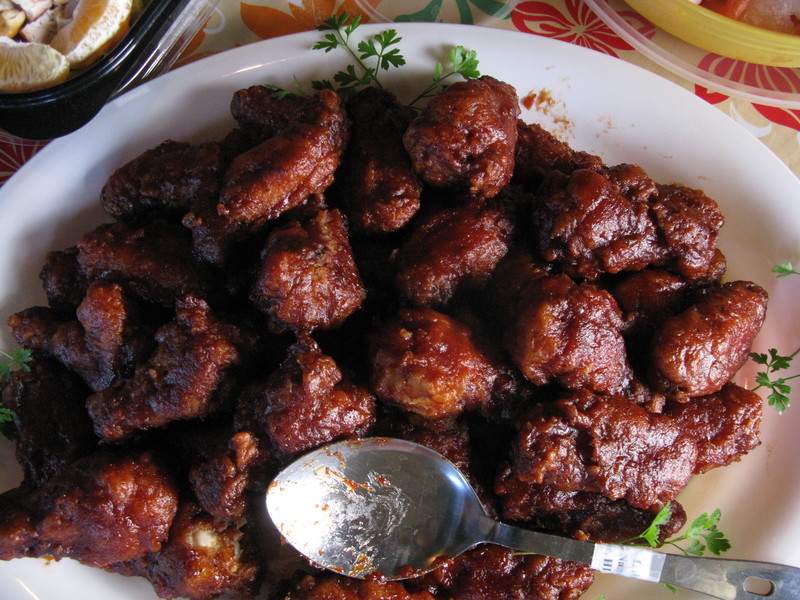 Some of the appetizers/pupus.