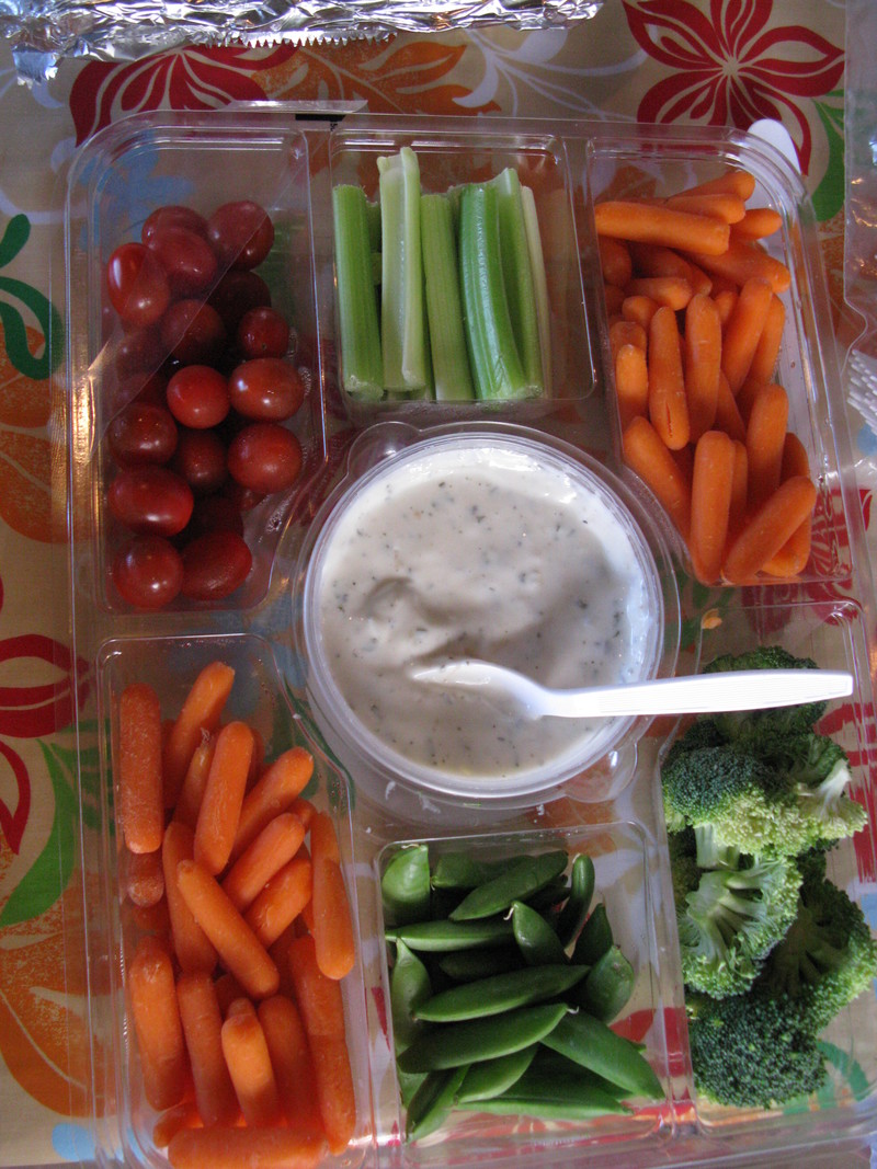 Vegetable Tray.