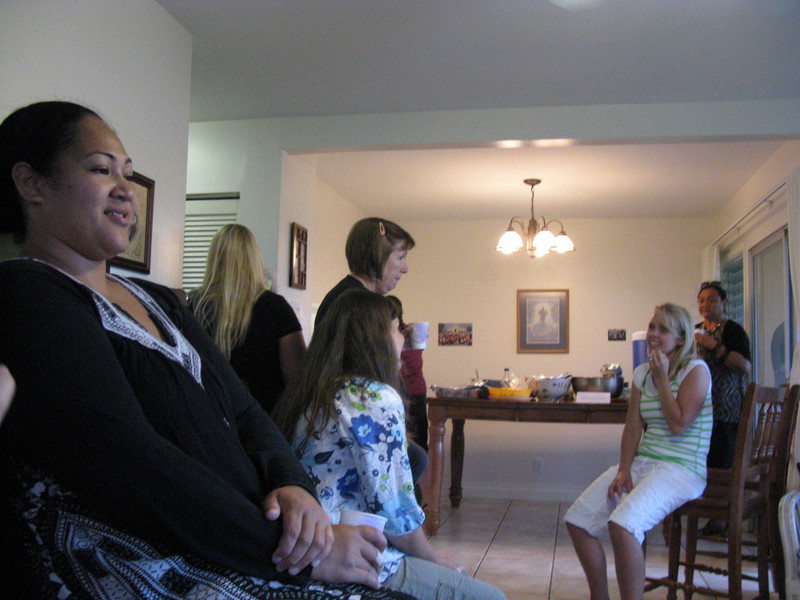 Then we moved to Heidi Scott's house. We had the salad pupus here. Yum.